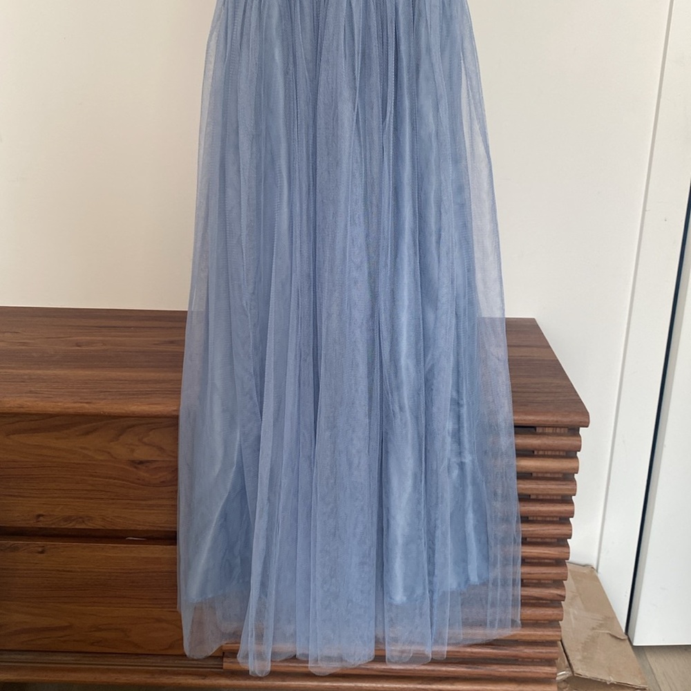 Formal Light Blue Tulle Dress - Size S - Picture 10 of 12